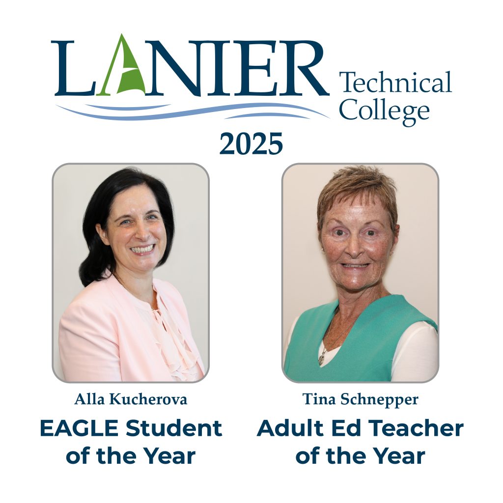 Lanier Tech Announces Adult Education EAGLE Student of the Year, Outstanding Teacher of the Year